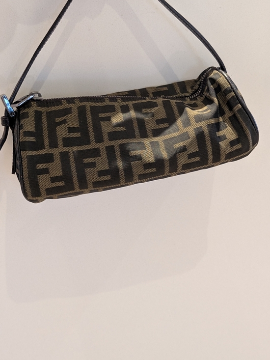 Fendi Handbags - Vintage Fendi Monogram Zucca Mini Barrel Bag